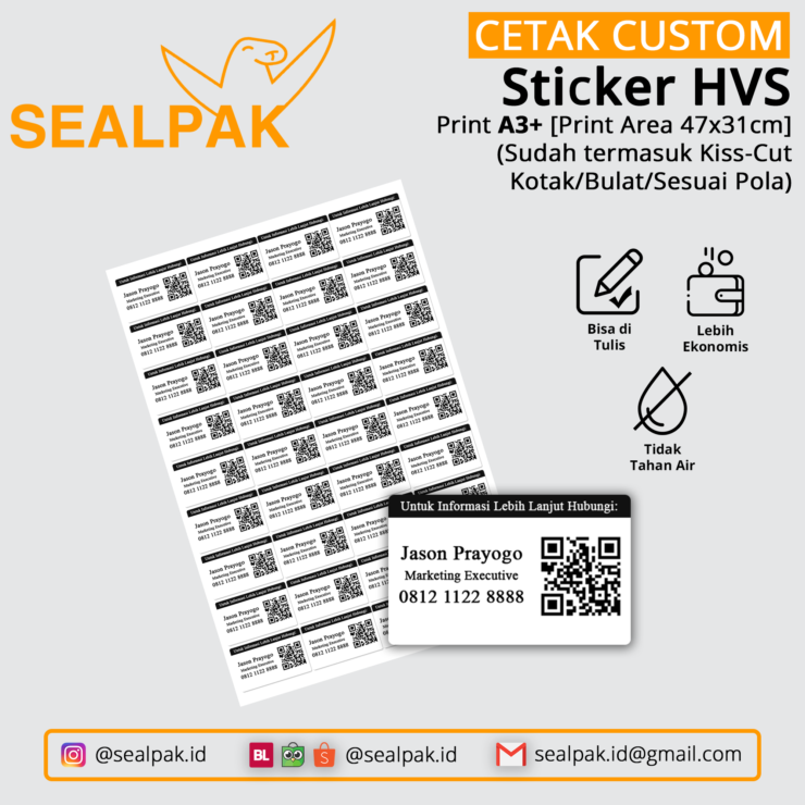 Cetak Label Custom Diwprinting X Sealpak Id